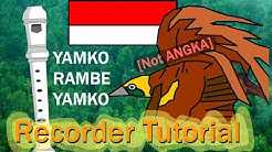 Not angka Yamko rambe Yamko mudah dan cepat [recorder tutorial]  - Durasi: 1:36. 