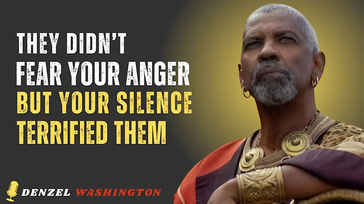 They Didn’t Fear Your Anger — But Your Silence Terrified Them | #denzelwashington | #dailywisdom |