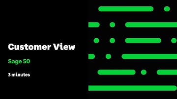 Sage 50 Canadian Edition - Customer View