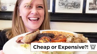 Greasy Spoon ENGLISH BREAKFAST vs Posh London Breakfast (The Best English Breakfast?!)