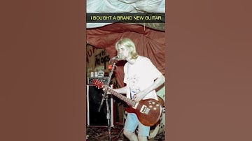 Thumbnail of Kurt Cobain CHANGES the lyrics of "LOVE BUZZ" about HIS "Shitty" GUITAR 💩