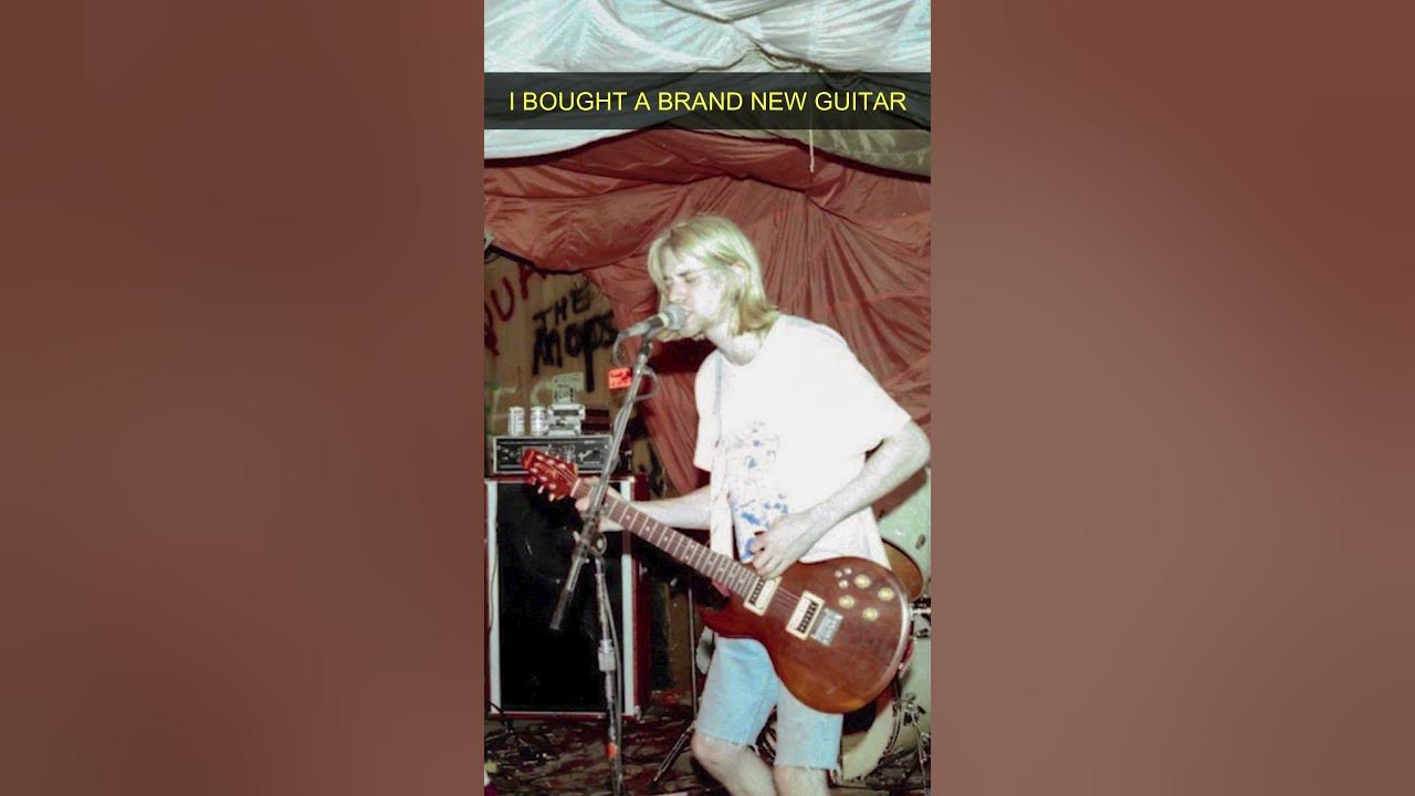 Kurt Cobain CHANGES the lyrics of "LOVE BUZZ" about HIS "Shitty" GUITAR π© Kurt Cobain CHANGES the lyrics of "LOVE BUZZ" about HIS "Shitty" GUITAR π©
