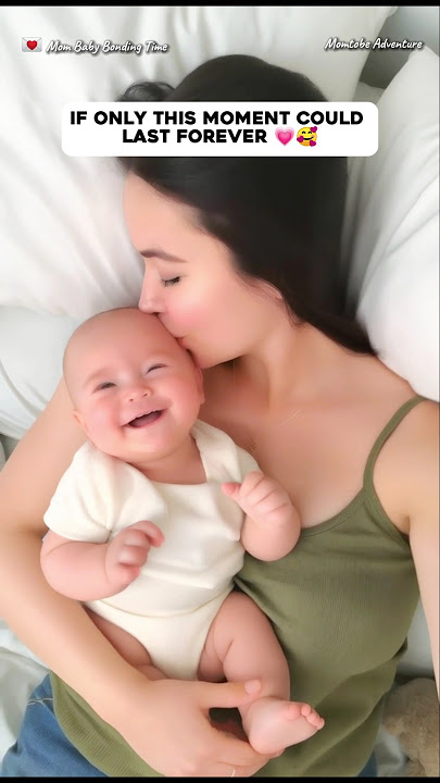 If only this moment could last forever 💗 Mom Baby Bonding Time #shorts #momlife