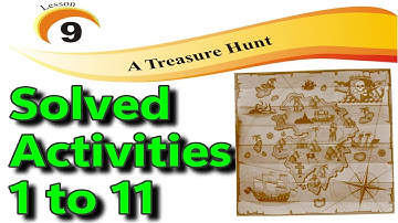 A Treasure Hunt / class 7th / chapter 9 /#pseb / Activity 1 to 12
