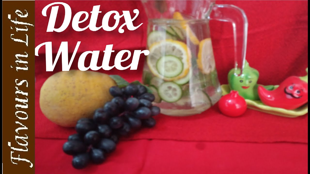 Detox Water Recipe for clear skin | by Flavours in Life