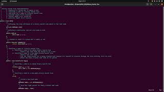 Part 5: Binary Search Tree Implementation using Java, depth first traversal.