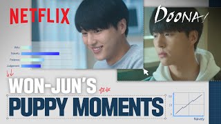 12 minutes of Won-jun acting like a puppy dog | DOONA! | Netflix [ซับไทย CC]
