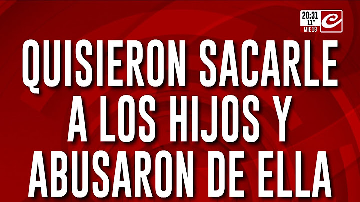 Grave denuncia: quisieron sacarle a los hijos y abusaron de ella