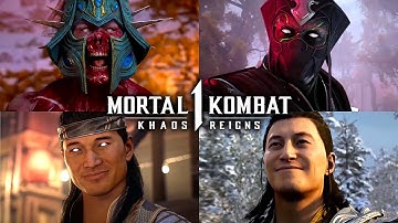 Mortal Kombat 1 + Khaos Reigns DLC - All Cutscenes / Game Movie (4K 60FPS)