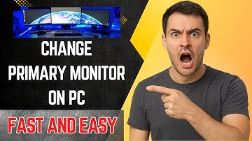 HOW TO CHANGE PRIMARY MONITOR ON PC (WINDOWS 10/11) | QUICK STEP BY STEP