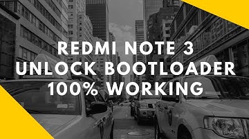 How to Unlock Bootloader of Redmi Note 3 SD? (100% WORKING)