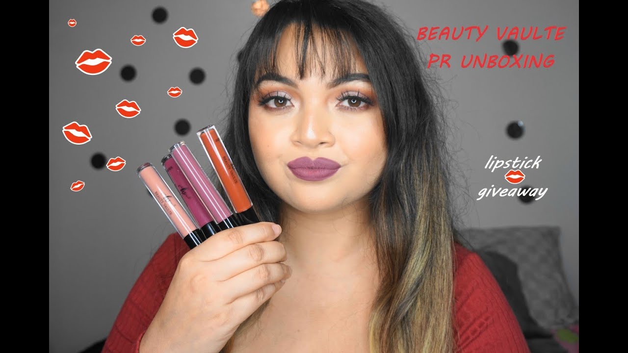 Beauty Vaulte PR Unboxing + lipstick giveaway!(closed)