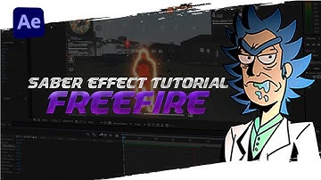 saber effect in video freefire I Saber I Adobe After effect (tutorial)