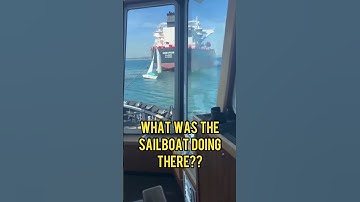 What was he doing THERE?! #shorts #boat