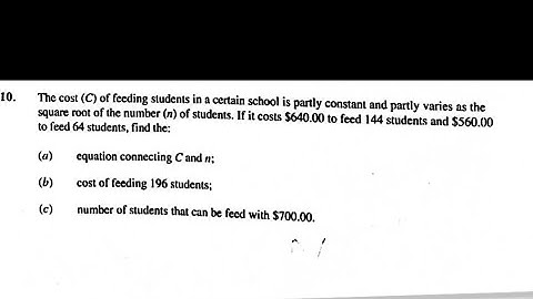 WASSCE 2025 PC 1 CORE MATHEMATICS PAPER 2 - THEORY QUESTION 10