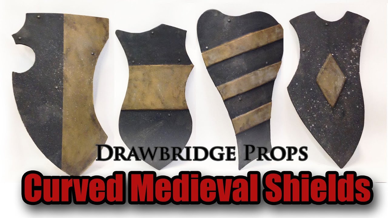 Medieval Shields: Curved Plywood Prop Build