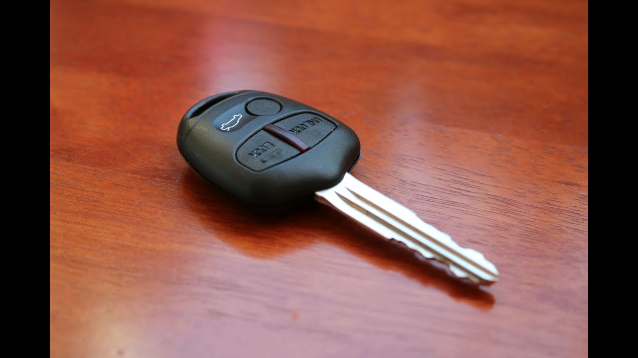 Mitsubishi Remote Key - Buttons & Case Replacement 