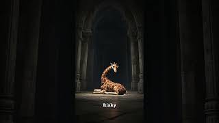 Giraffes Sleep Only 2 Hours a Day!#GiraffeFacts #AnimalSleep #WildlifeScience #FunZoology