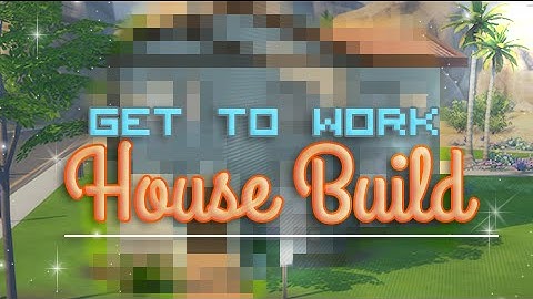 The Sims 4 | Get To Work House - Speed Build.