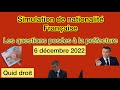 Nouvelle simulation dentretien de nationalit franaise  la prfecture partie 1  apprendre