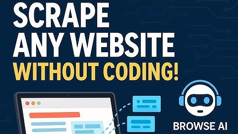 Browse AI – Monitor & Scrape Web Data Without Code