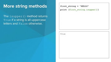 Python- String Methods