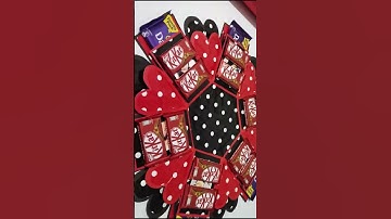 chocolate explosion box#papercraft #explosionbox