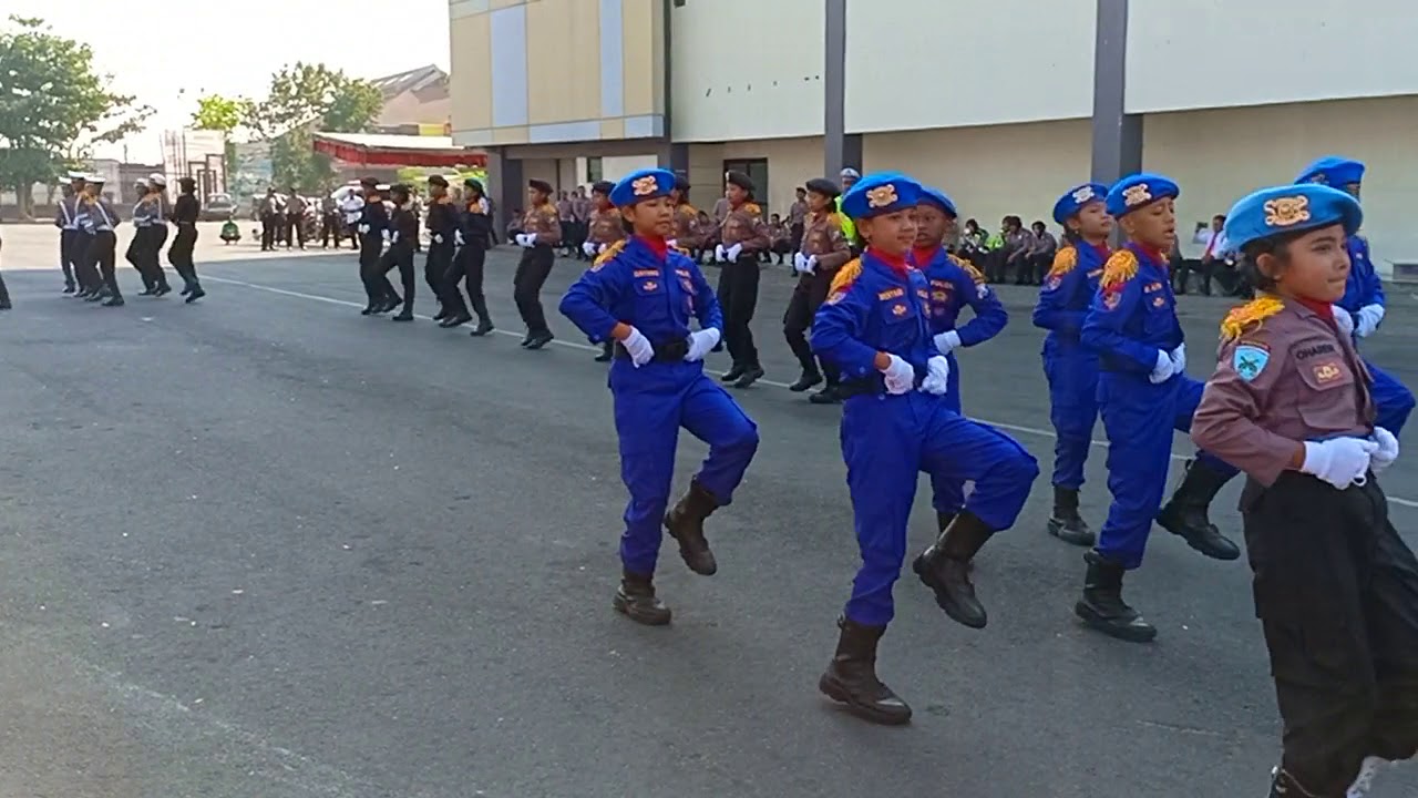 Pelantikan polisi cilik polres tulungagung 2019 bersama bapak kapolres tulungagung