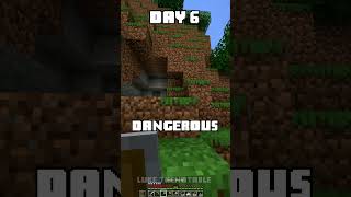 100 Days - [Minecraft Shorts] - Day 6 #minecraft #100days