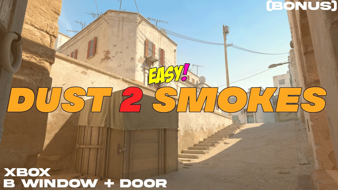 Dust 2 B Window + Xbox Smokes (bonus) YouTube