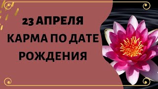 23 апреля - Карма по дате рождения