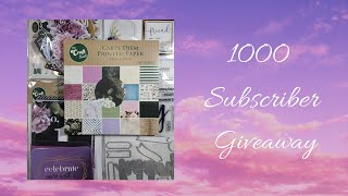 1k Subscriber Giveaway *Open Internationally* Closed