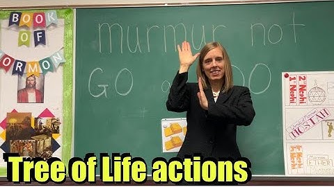 TREE OF LIFE - Actions/Sign Language flows with song and helps memory (Song by Shawna Edwards)