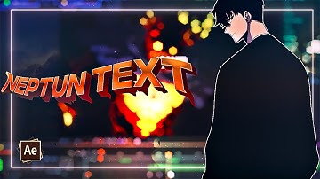 NEPTUN BLOCK TEXT TUTORIAL「WITH FREE PROJECT FILE 」- After Effects「TUTORIAL」