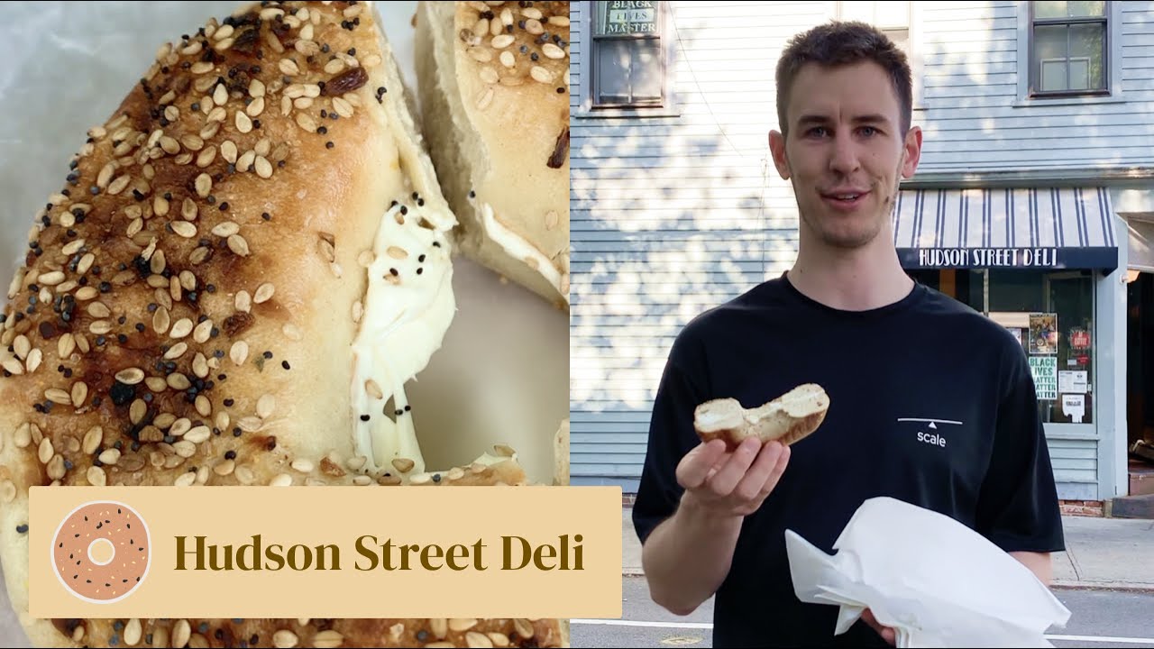 Bagel Review Hudson Street Deli (Providence, RI) YouTube