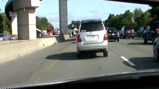 BOSTON 93 SOUTH ACCIDENT AND BACKED UP TRAFFIC 6 18 2012