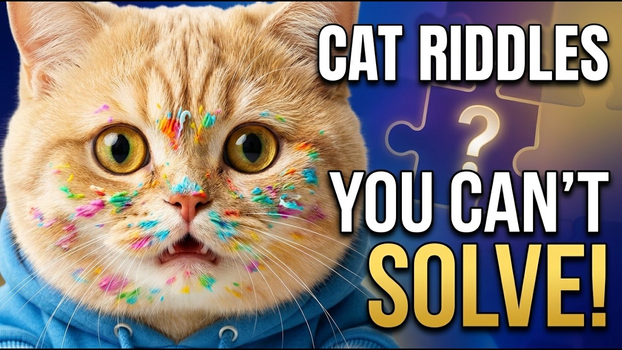 99% of Humans CAN'T Solve These Cat Riddles! 🐱 (LIVE)
