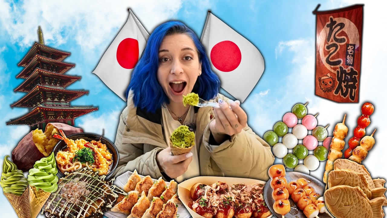 Japonya'nın Mutfağı Osaka'da GERÇEK Sokak Lezzetlerini Yedim!