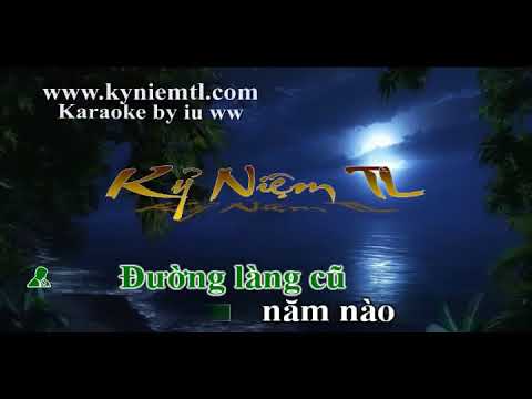 Karaoke Sương Trắng Miền Quê Ngoại   Quang Lê