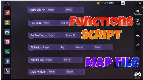 Costum script Map File |Bronex4 FF|Evo Gunscript |All Bundle Script |Evo Gun Emote Script