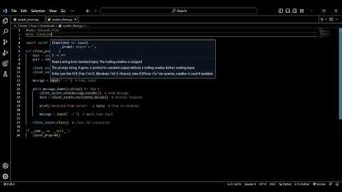 PEMROGRAMAN JARINGAN CLIENT SERVER PYTHON