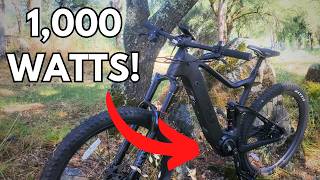 Over 1,000 watts in a carbon E-MTB!