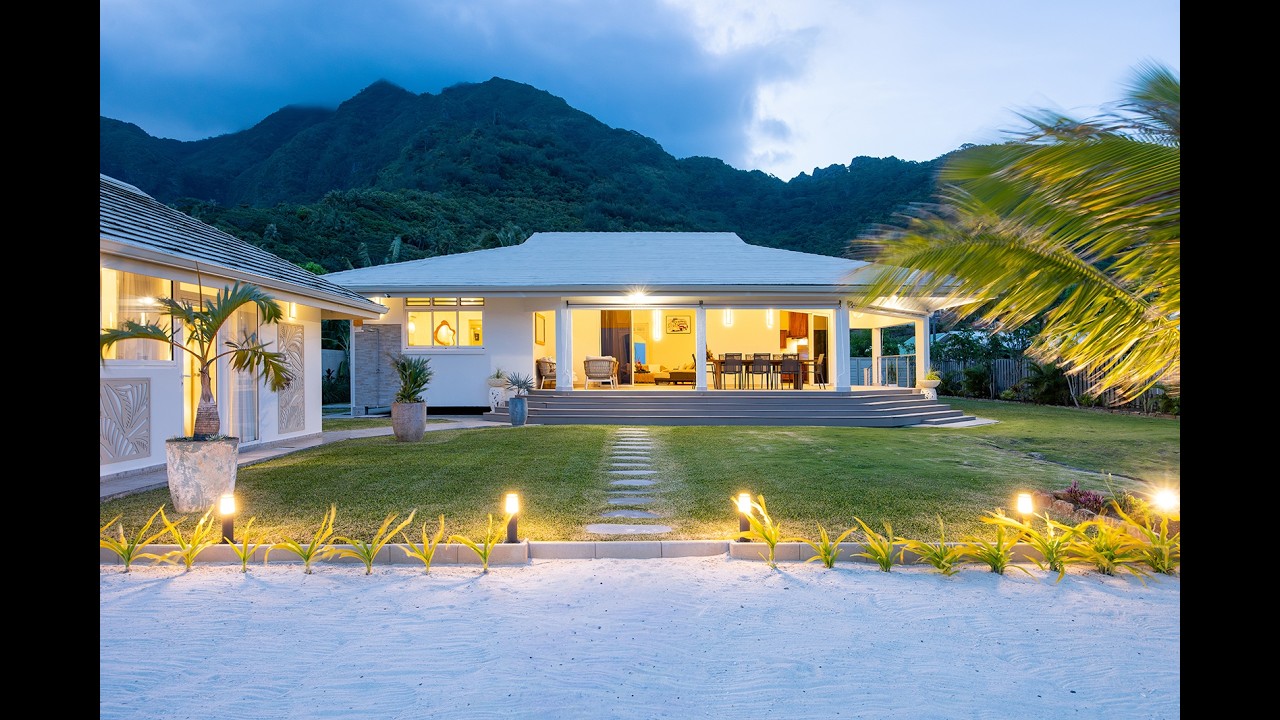 Villa Kahia by Tahiti Homes®, location saisonnière en bord de mer à Moorea, Polynésie française