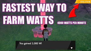 FASTEST WAY TO FARM WATTS POKEMON SHWORD AND SHIELD