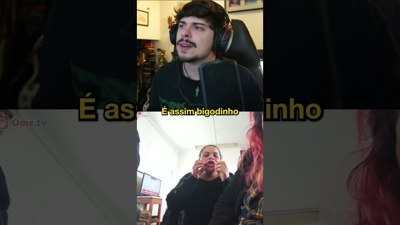 O BIGODE DELAS É MAIOR Que O Do CABANA #foryou #fyp #omegle #portugal #humor #cabanaandre #clips