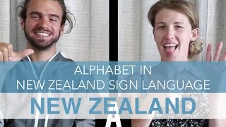 Alphabet in New Zealand Sign language