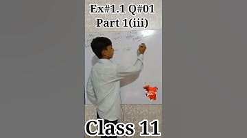 💯The Complete Guide to Class 11 Math Exercise 1.1 Question 01(3) Video Part 1#shorts #class11th #fyp