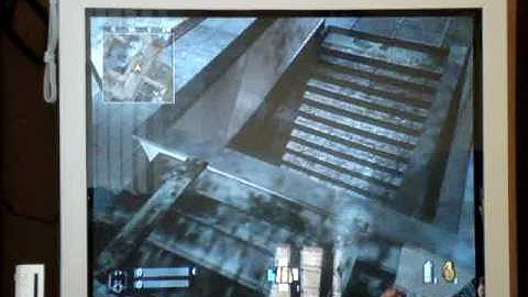 cod 5 wii asylum glitch on top and out of map