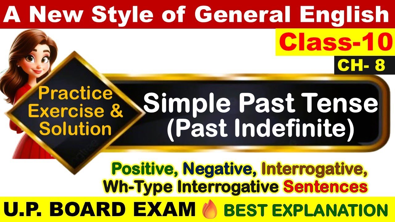 Complete Simple Past Tense English Grammar  | Positive | Negative | Interrogative |WH-Type Sentences