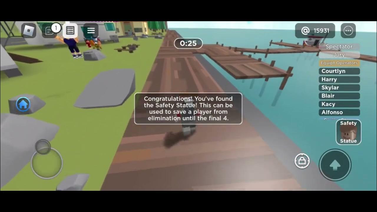 Finding the Safety Statue in Total Drama Roblox New Movie Map YouTube